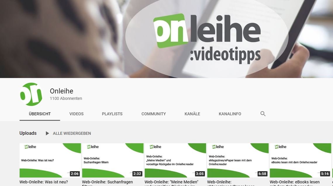 Screenshot Onleihe
